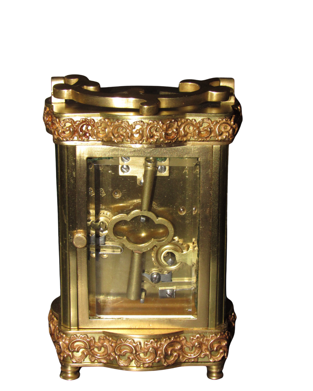 Reloj de mesa,  de bronce