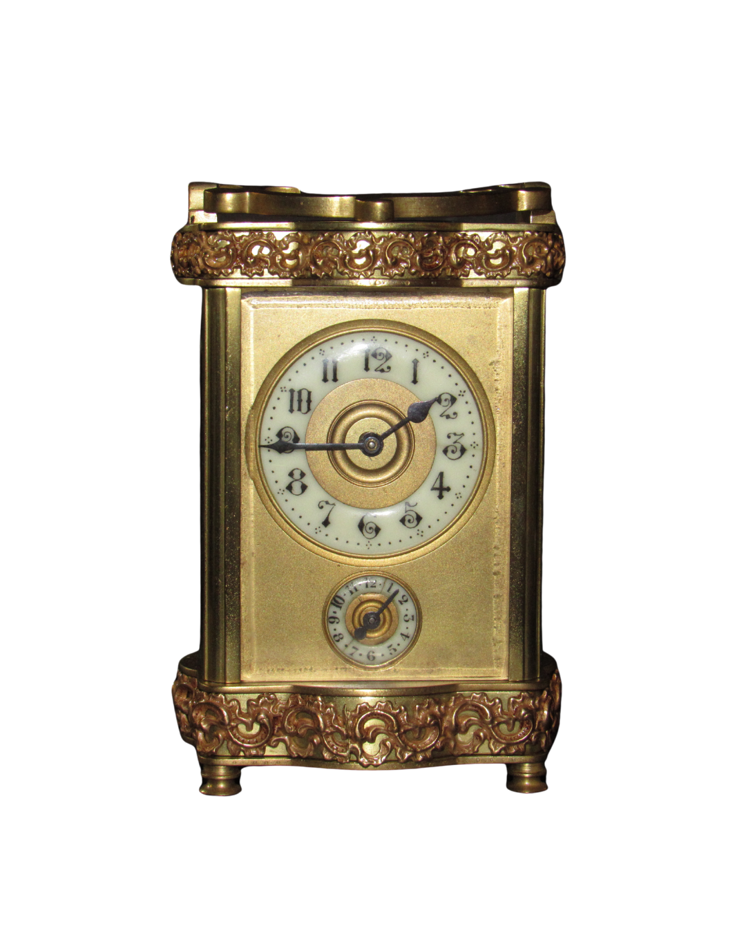 Reloj de mesa, de bronce