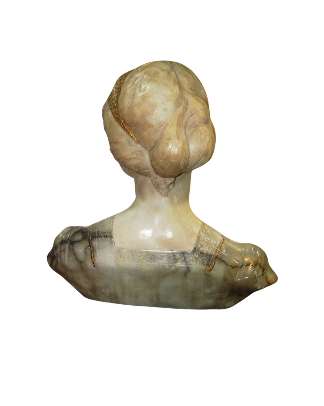 Busto de mujer en alabatro