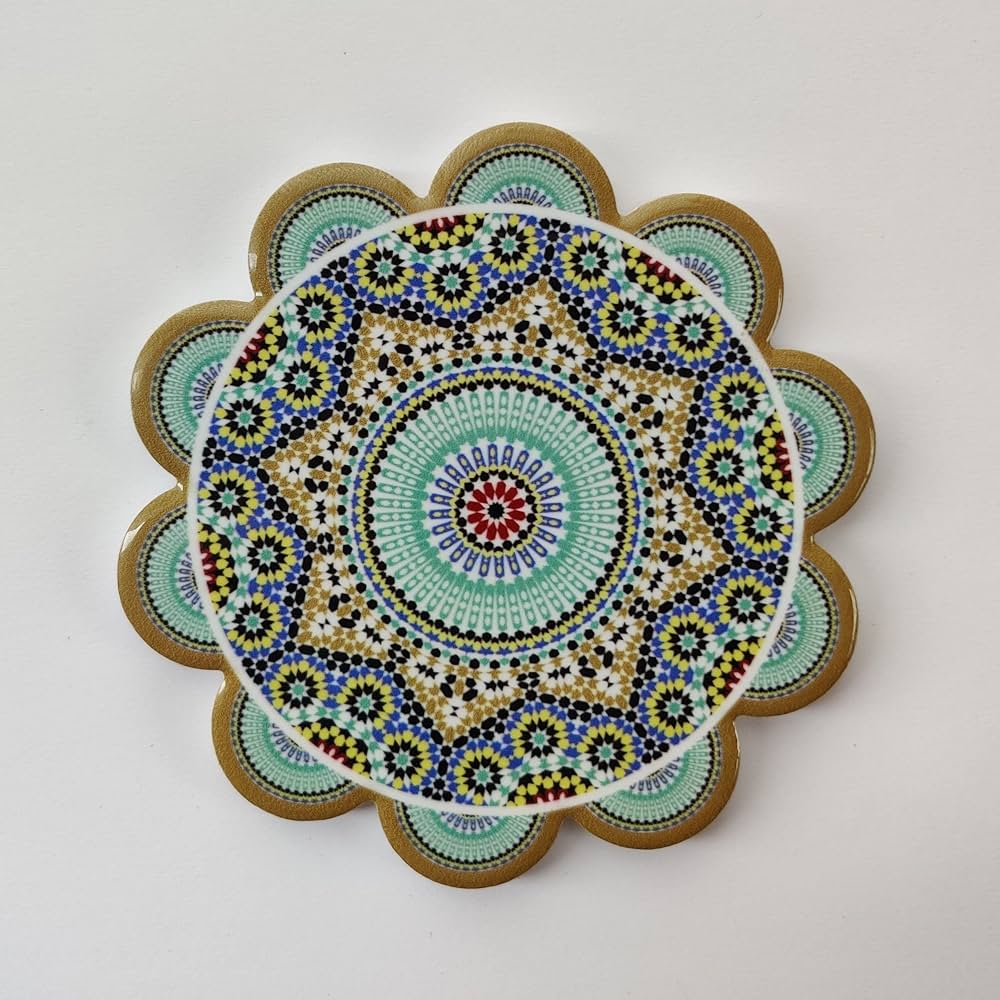 Decorative Mandala Coaster