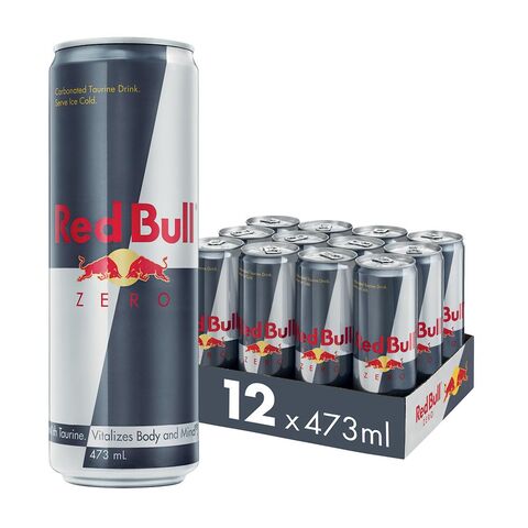 Red Bull Zero Energy Drink 473ml (12 Pack)
