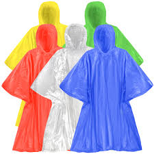 Colorful Rain Ponchos