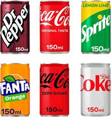 Assorted Mini Soda Cans 150ml
