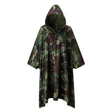 Camouflage Rain Poncho