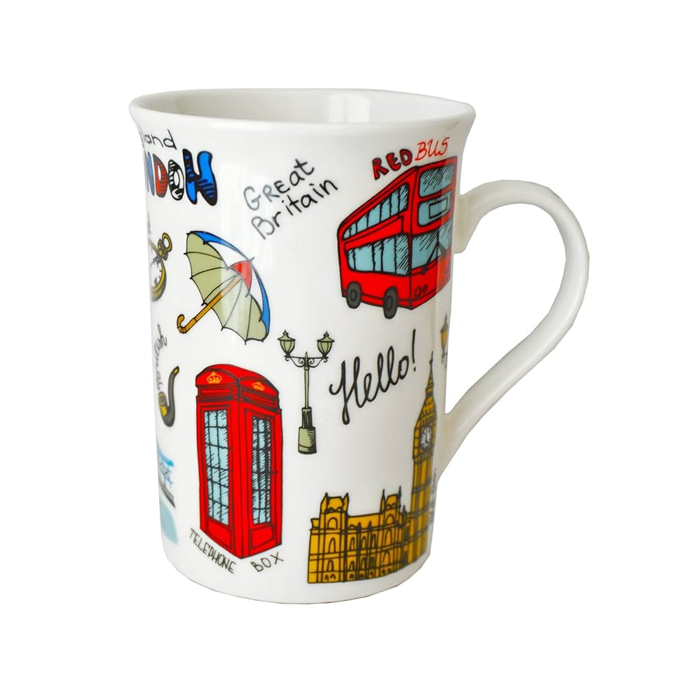 London Themed Ceramic Mug