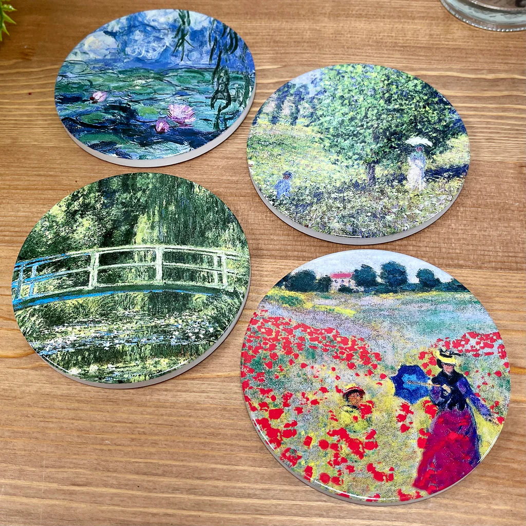 Monet Art Print Coasters