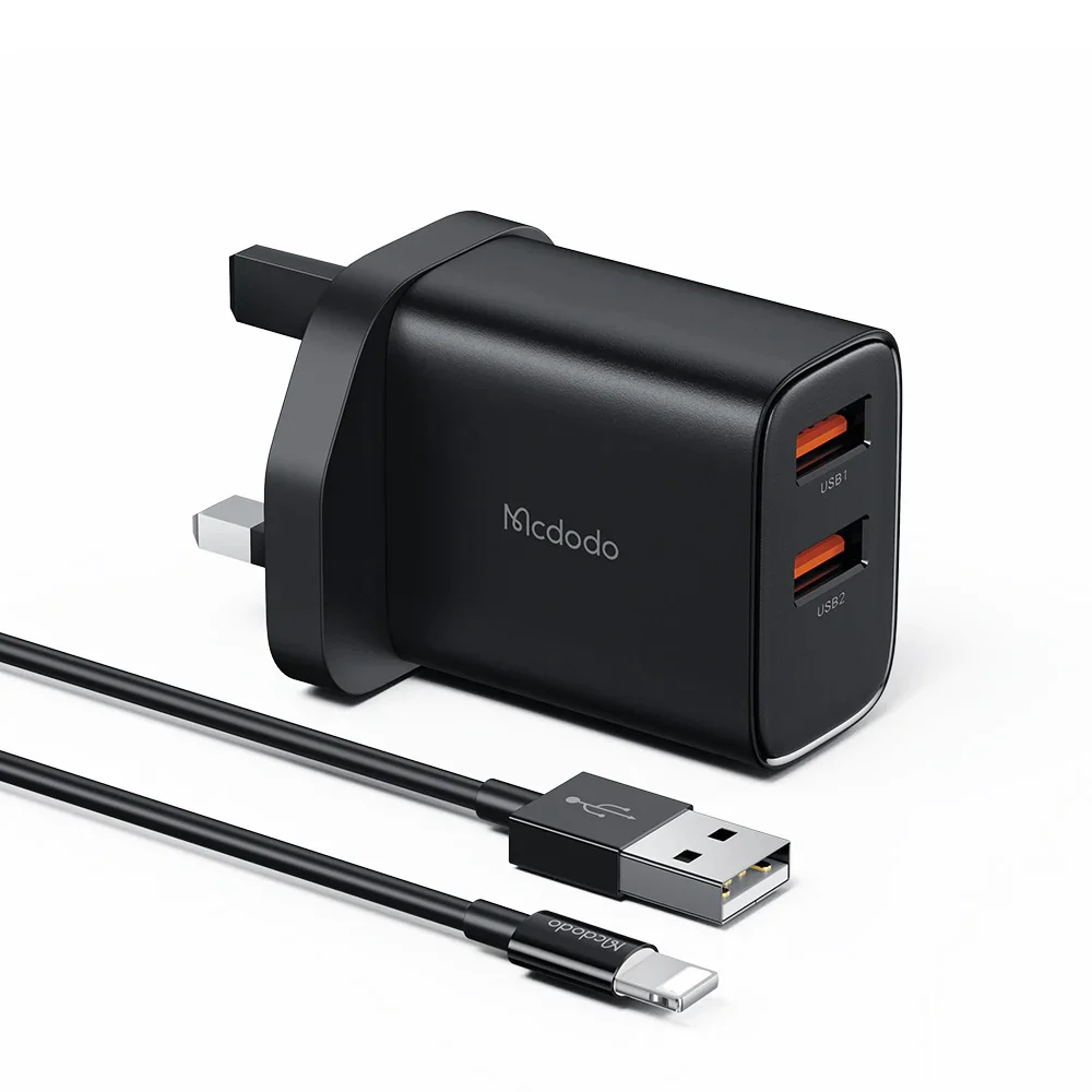 Mcdodo Dual USB Wall Charger with Cable