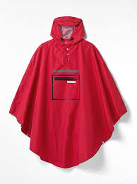 Red Waterproof Poncho