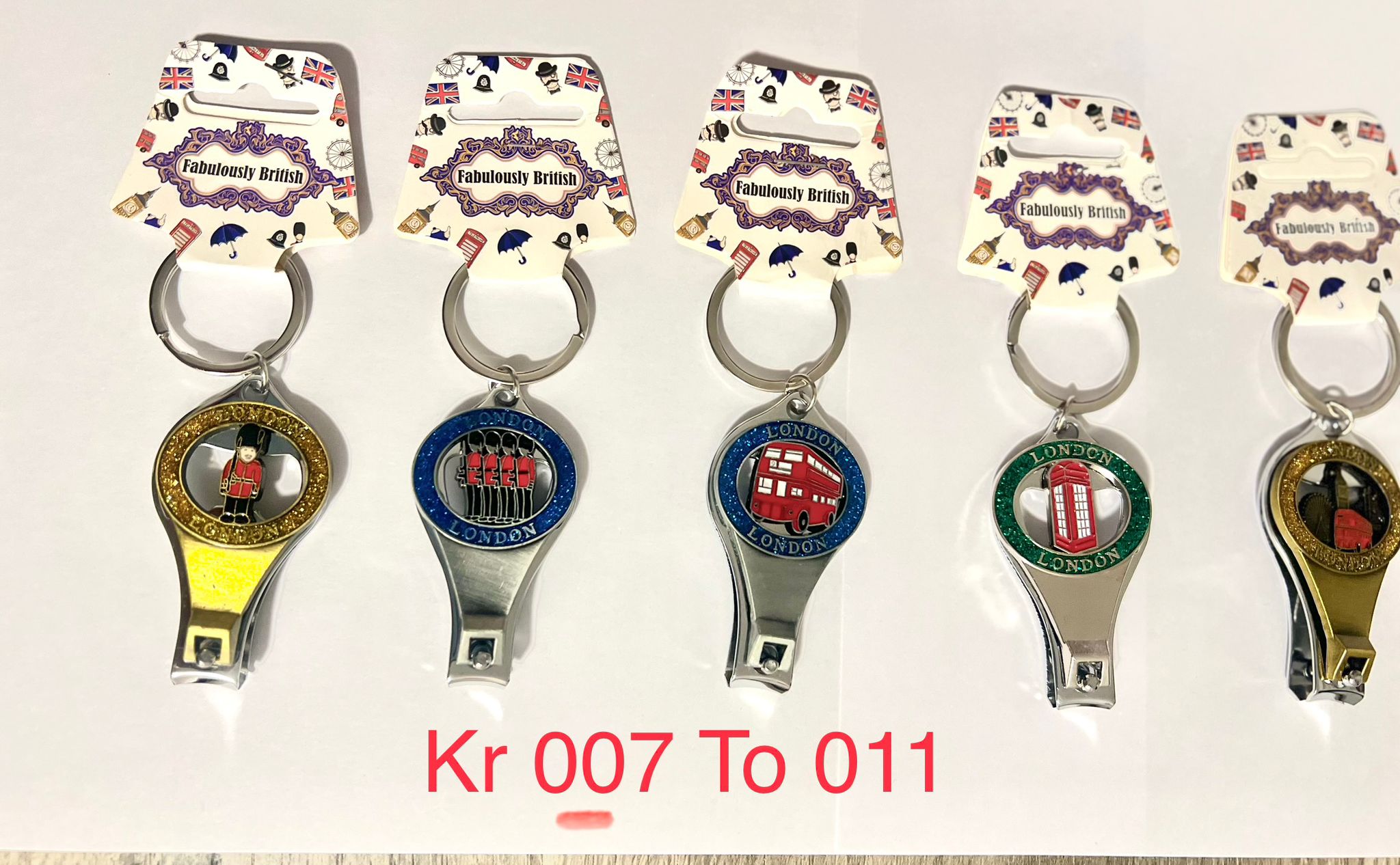 London Souvenir Keychain Bottle Openers