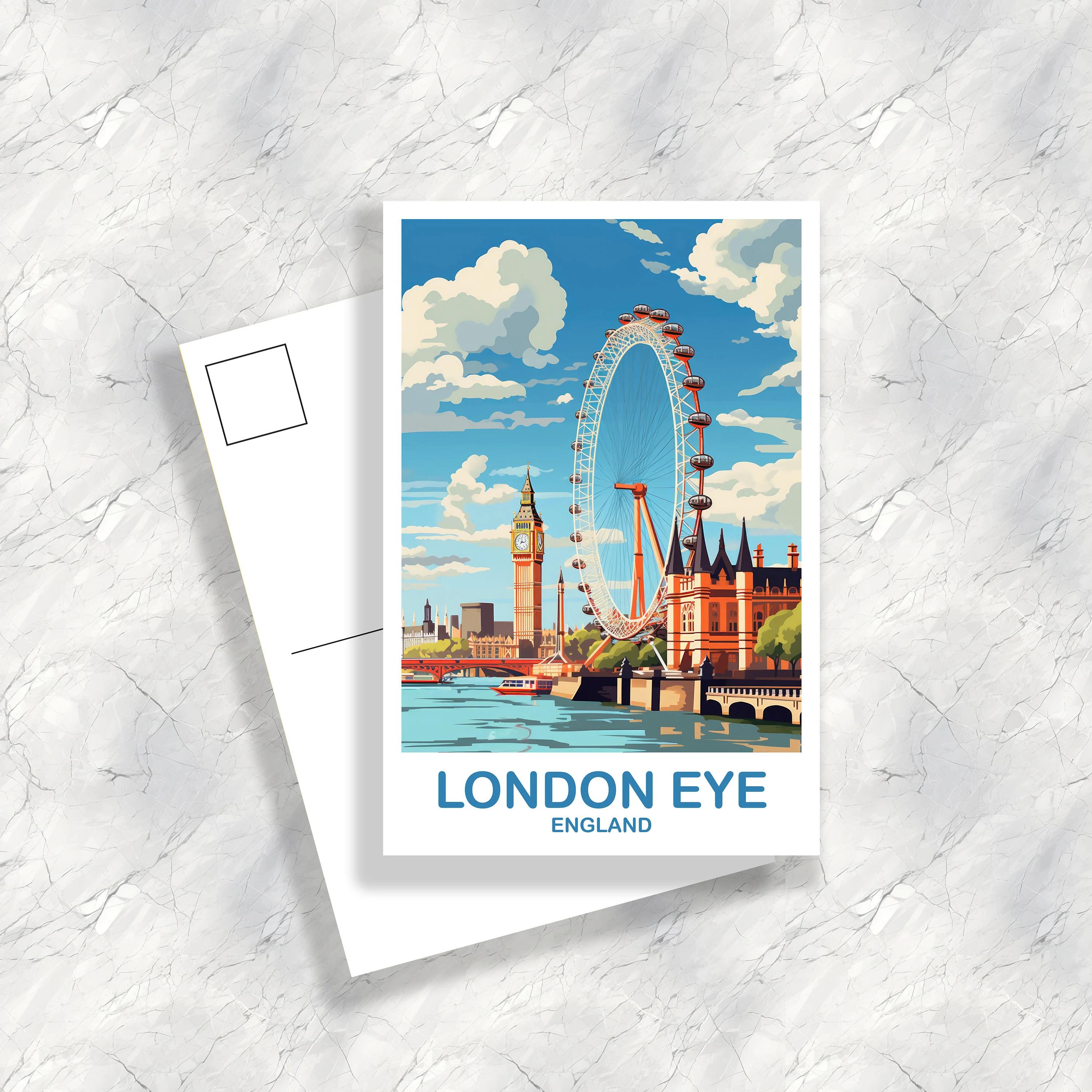 London Eye Postcard