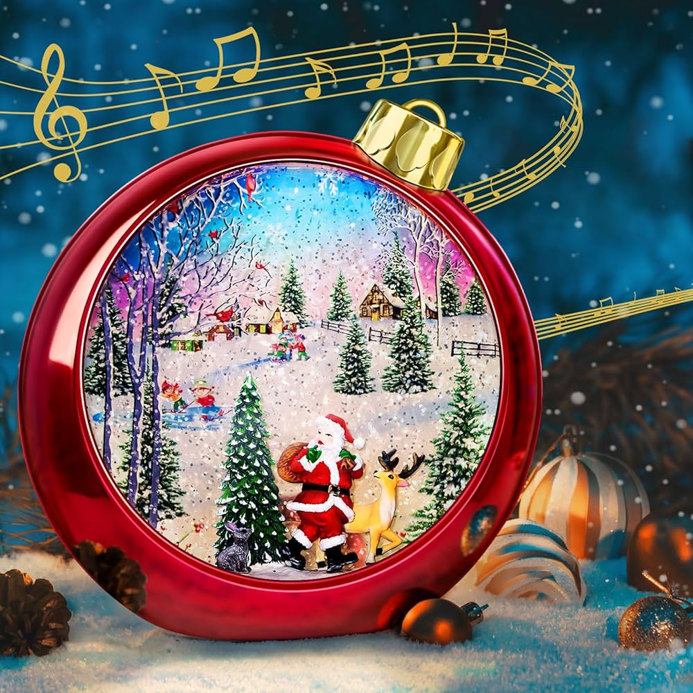 Christmas Snow Globe Ornament