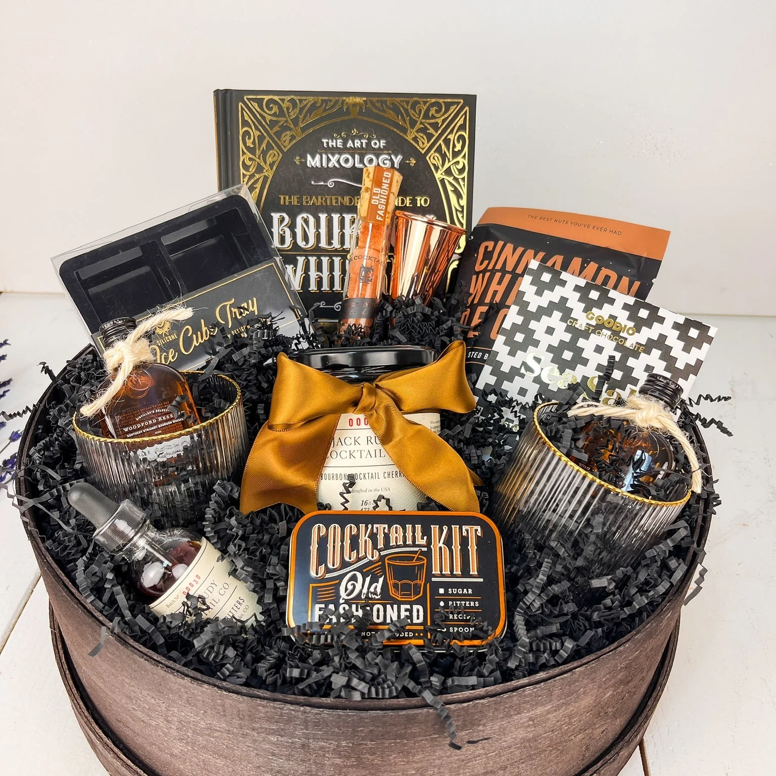 Old Fashioned Cocktail Gift Basket