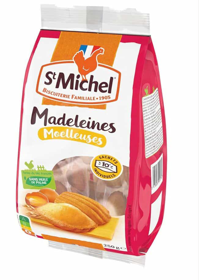 Madeleines moelleuses St Michel