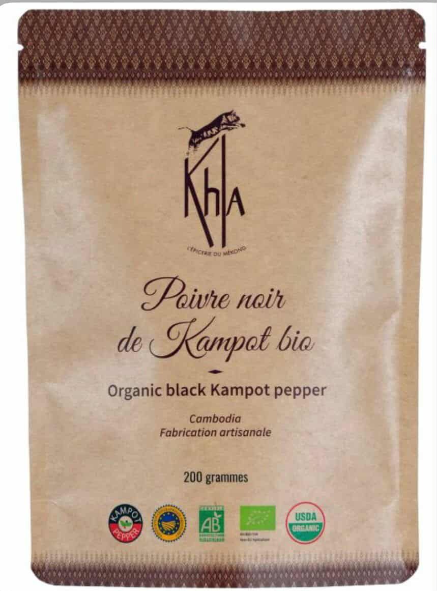 Poivre noir de Kampot bio