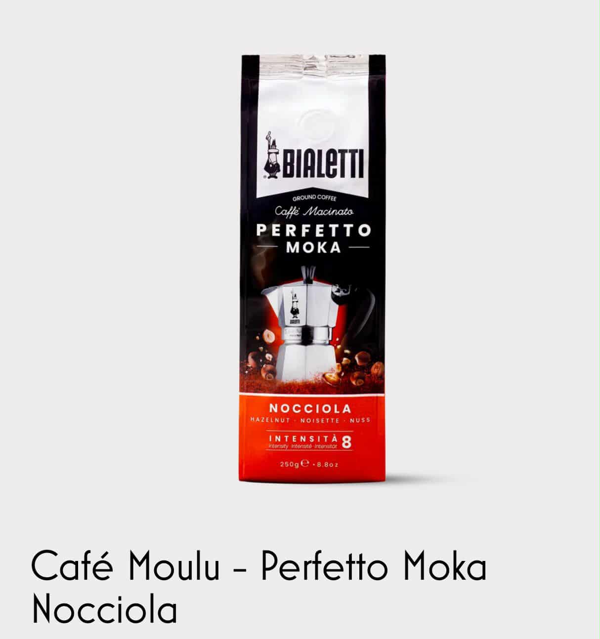 Café Moulu Bialetti Perfetto Moka Nocciola