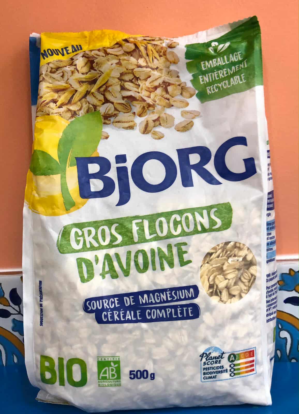 Gros flocons d'avoine Bjorg