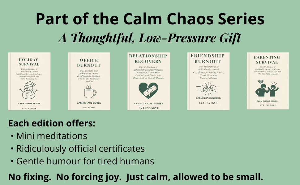 Friendship Burnout – A Calm Chaos Mini Book for Best Friends & Emotional Support Goblins