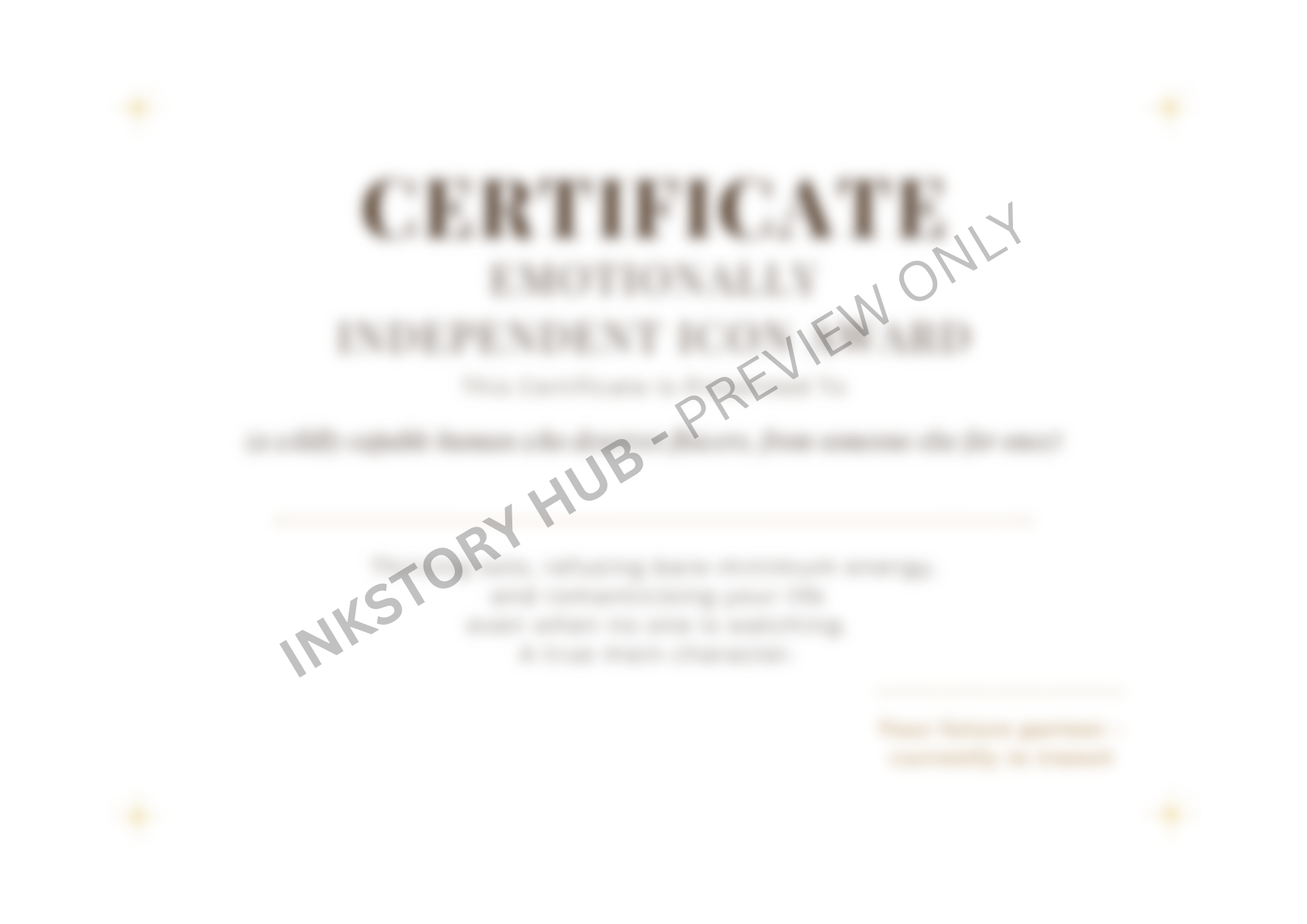 Choosing Peace Instead of Drama – Digital Certificate