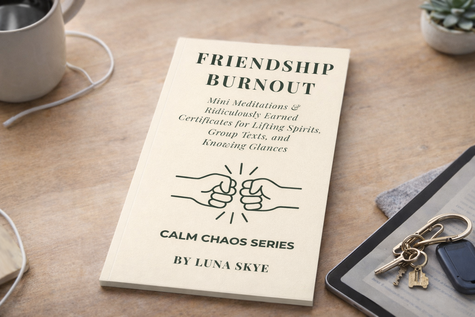 Friendship Burnout – A Calm Chaos Mini Book for Best Friends & Emotional Support Goblins