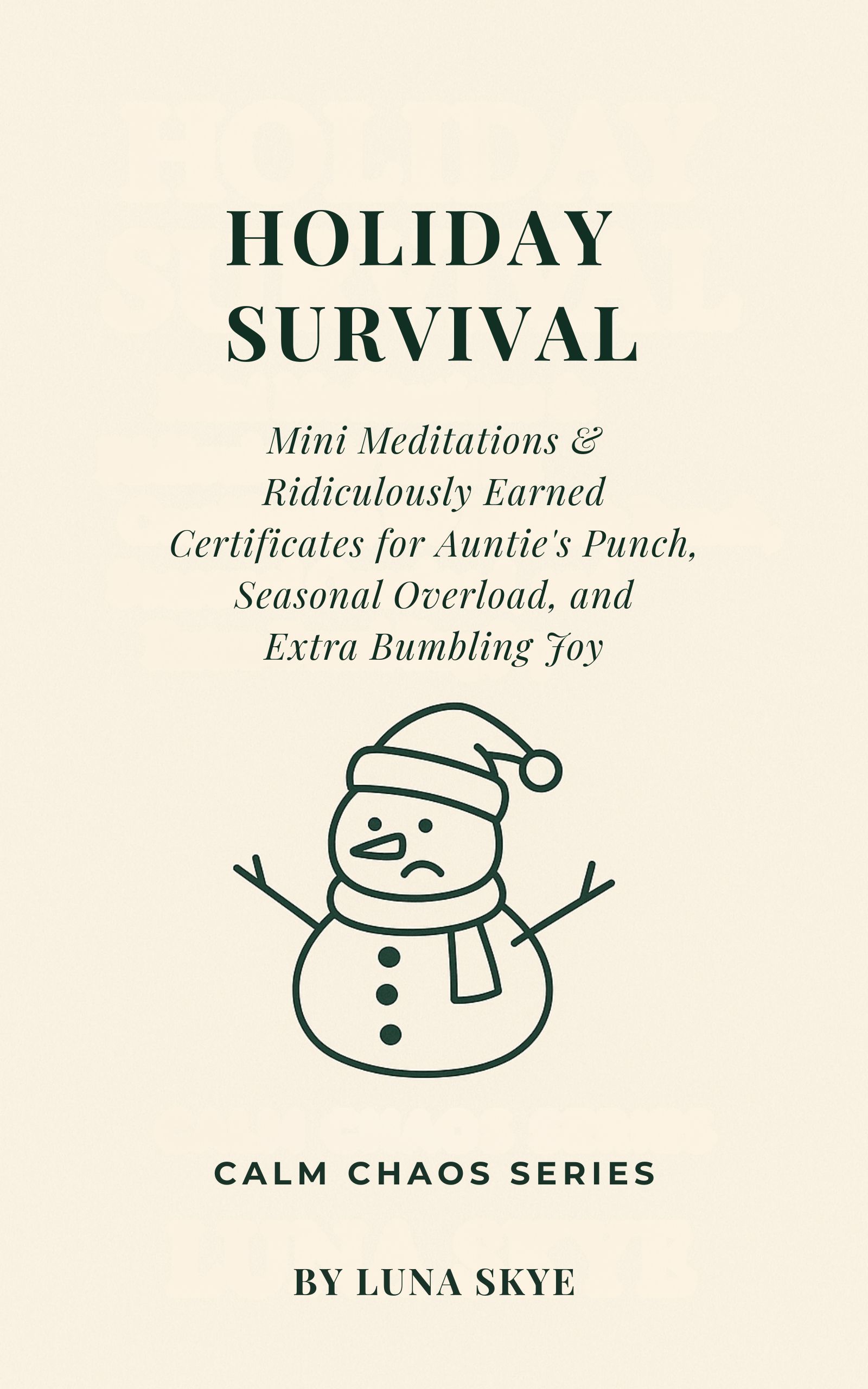 Holiday Survival Edition – A Calm Chaos Mini Book for Festive Overwhelm