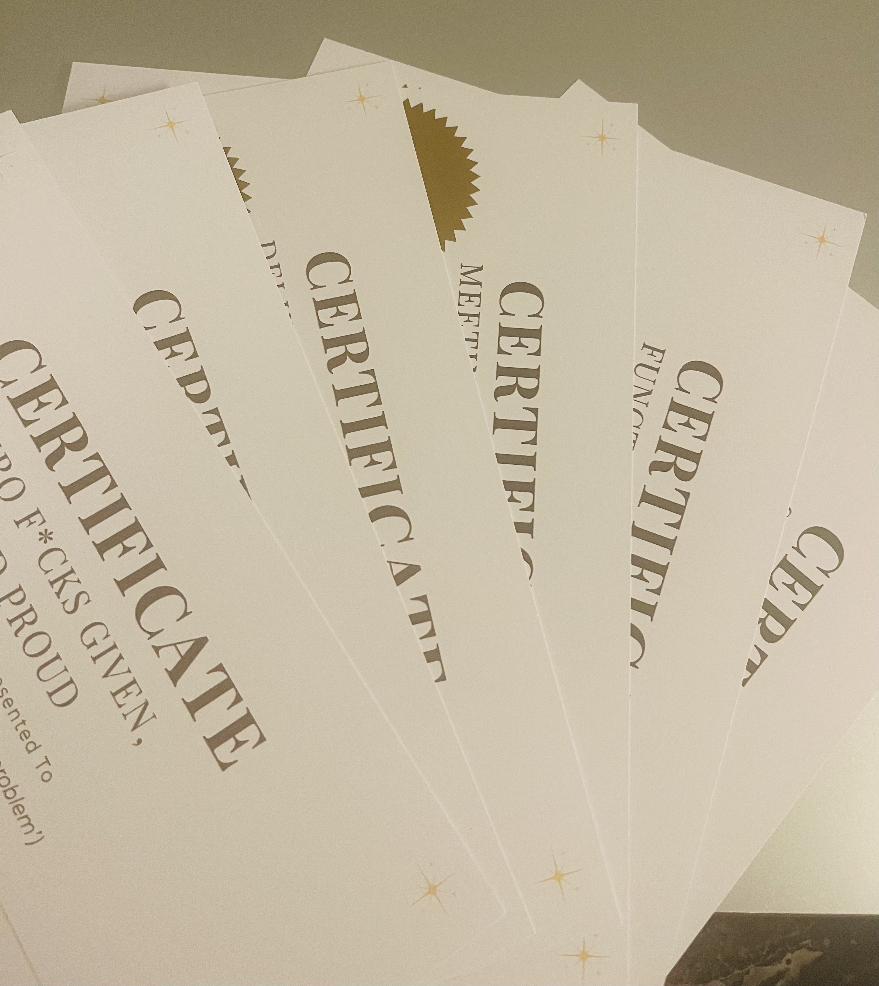 Functioning Adult (On Paper Only) – Digital Certificate