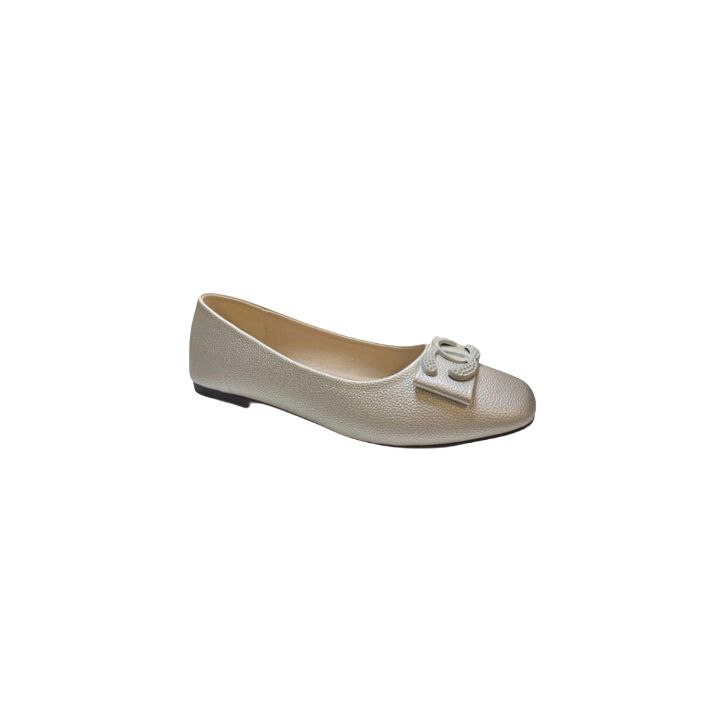 Chanel Beige Ballet Flat