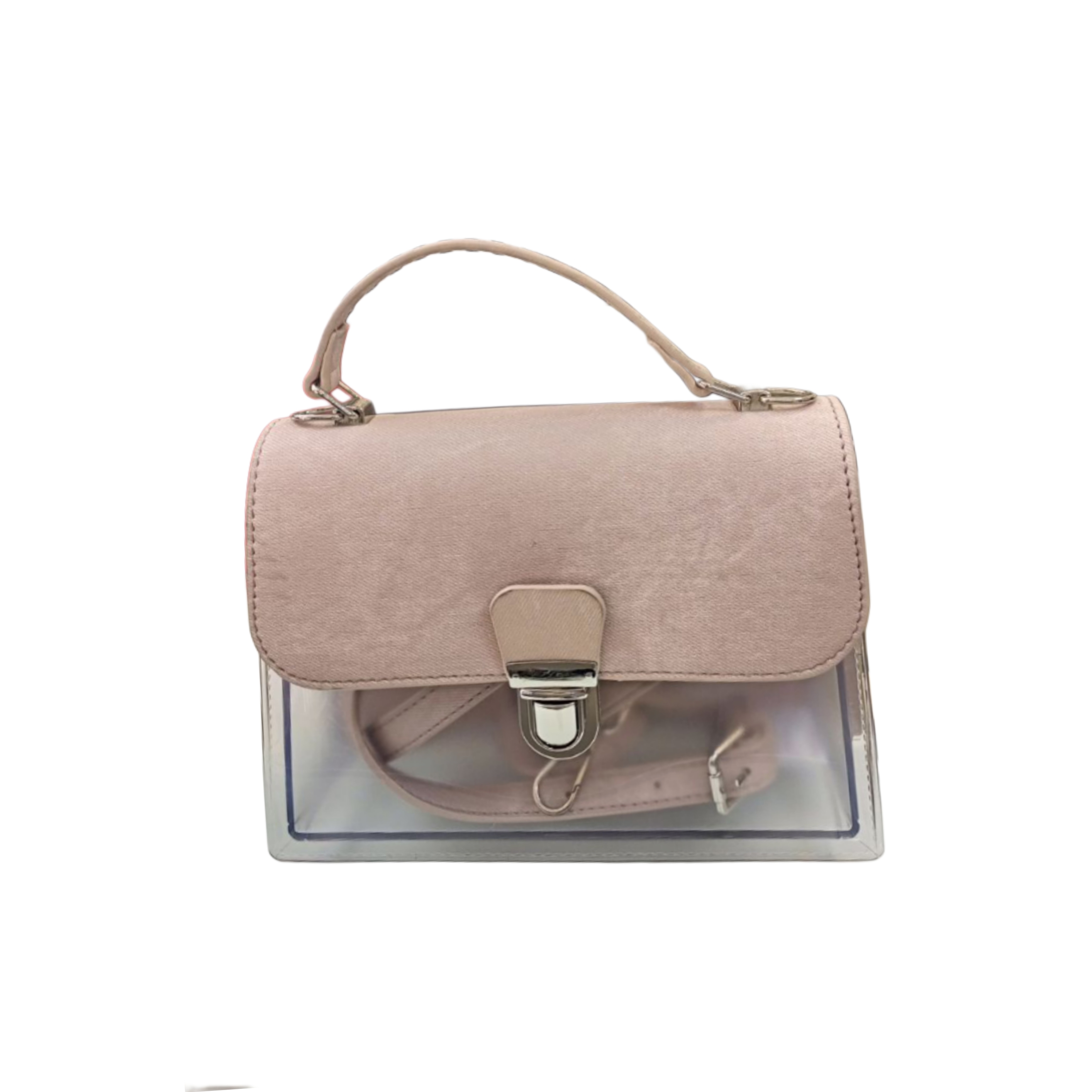 Pink Transparent Handbag
