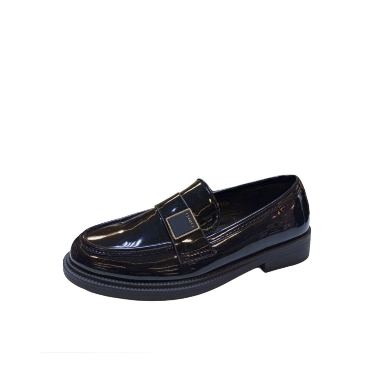 Black Patent Leather Loafer