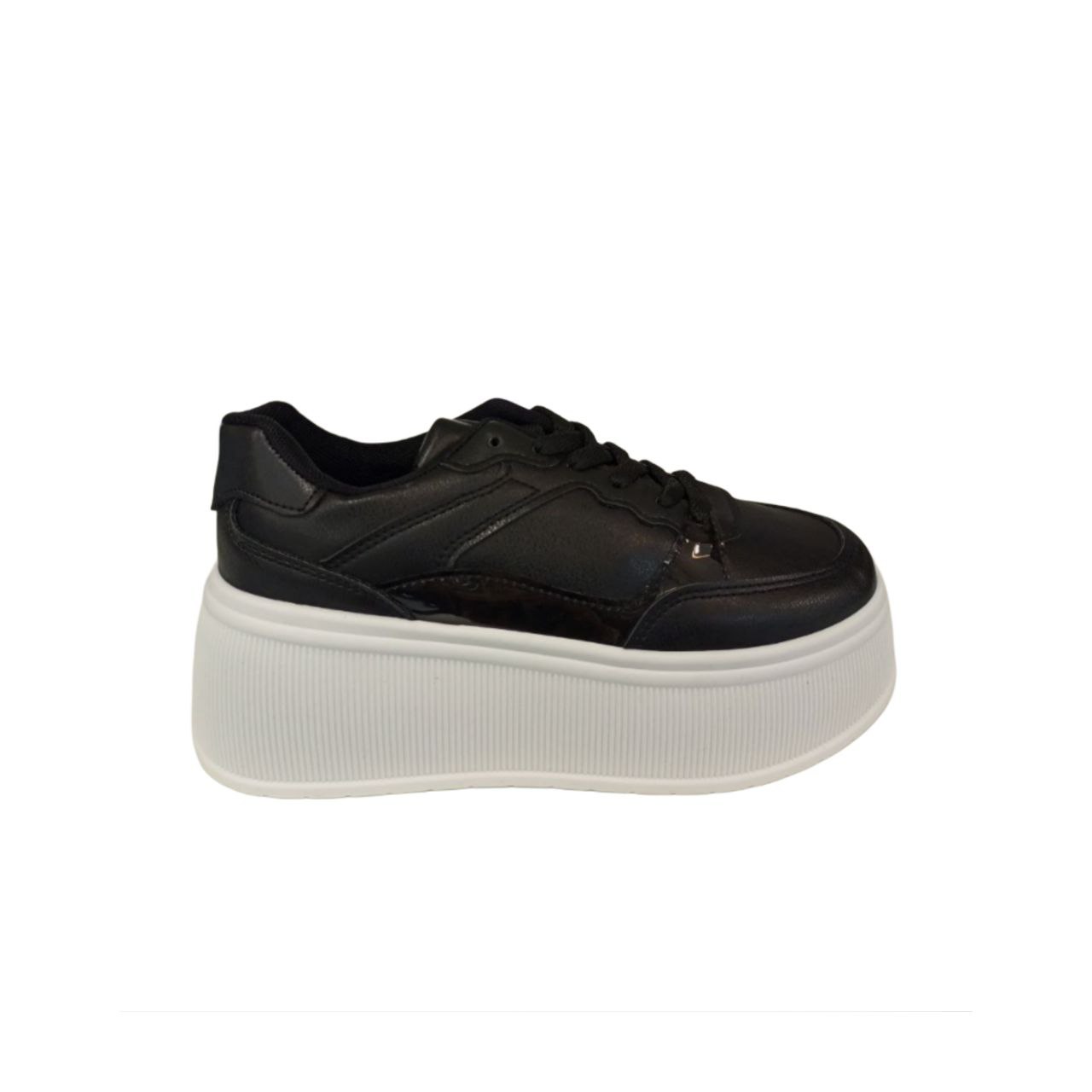 Black Platform Sneaker