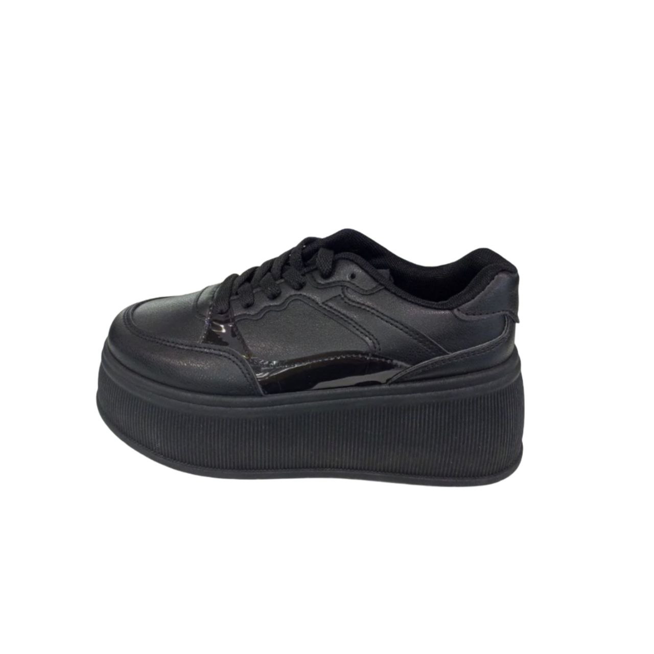 Black Platform Sneaker