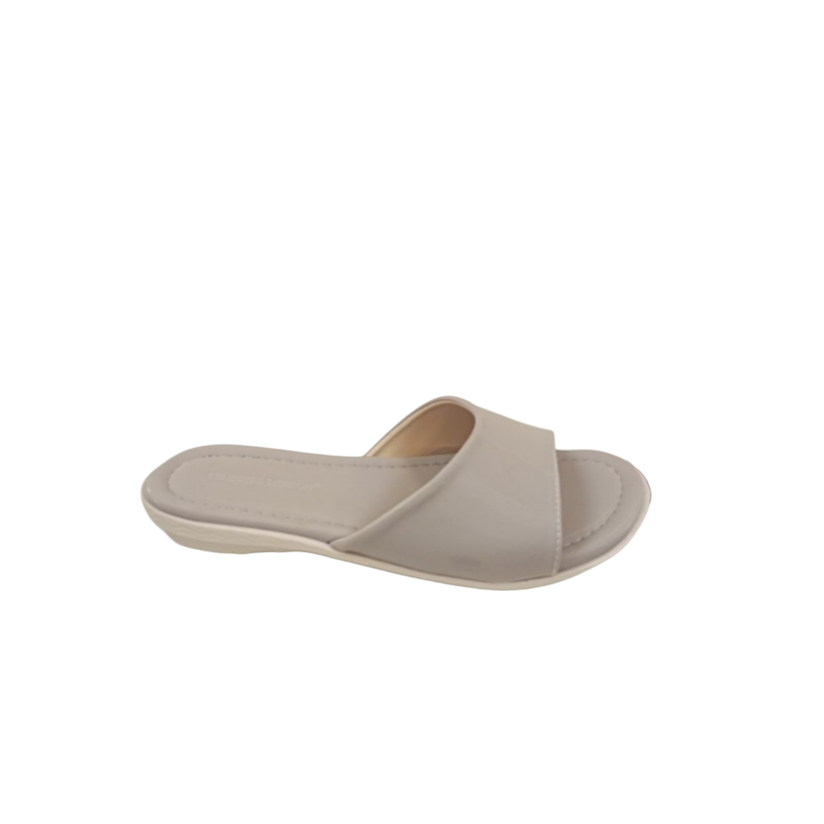Beige Slip-On Sandal