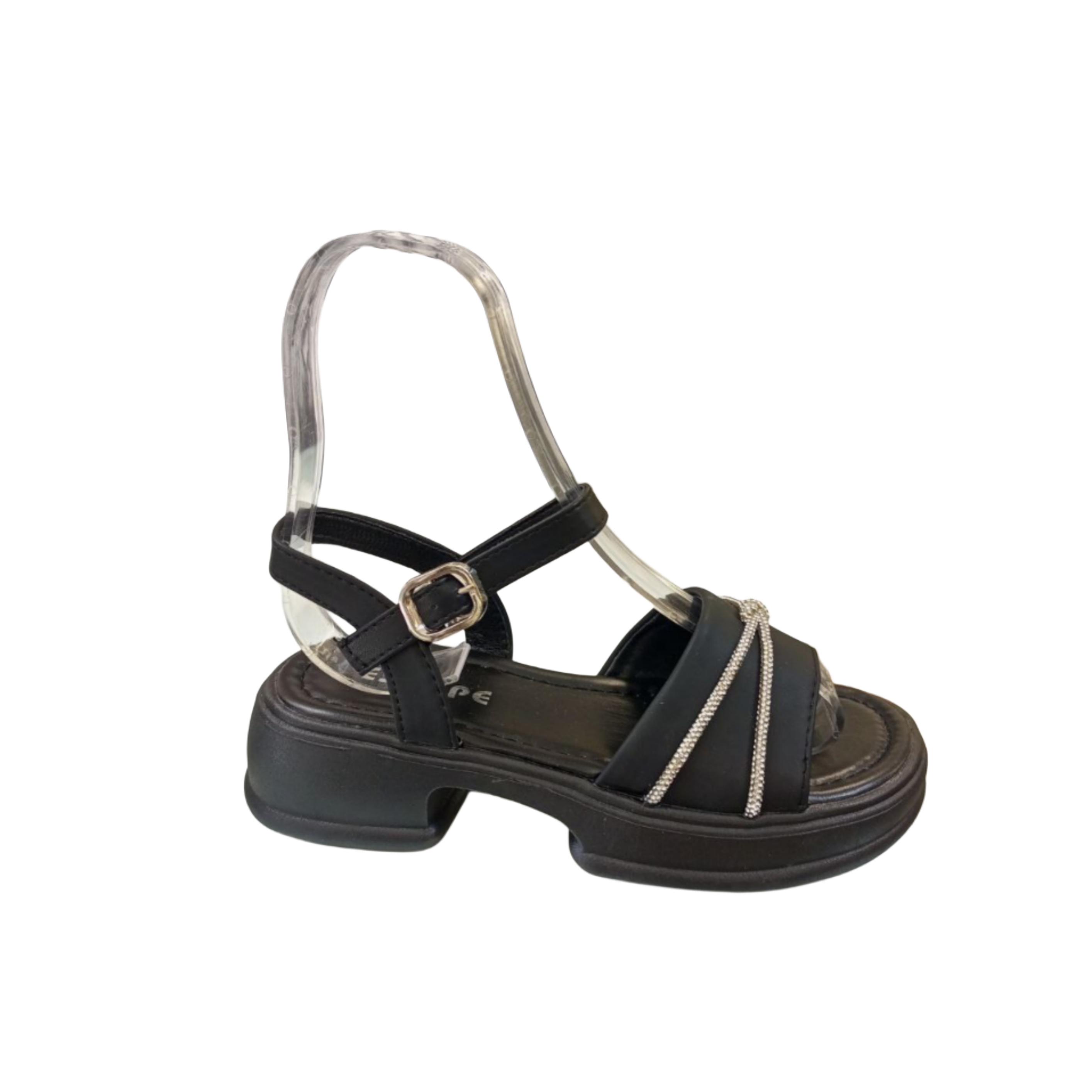 Black Strappy Sandal
