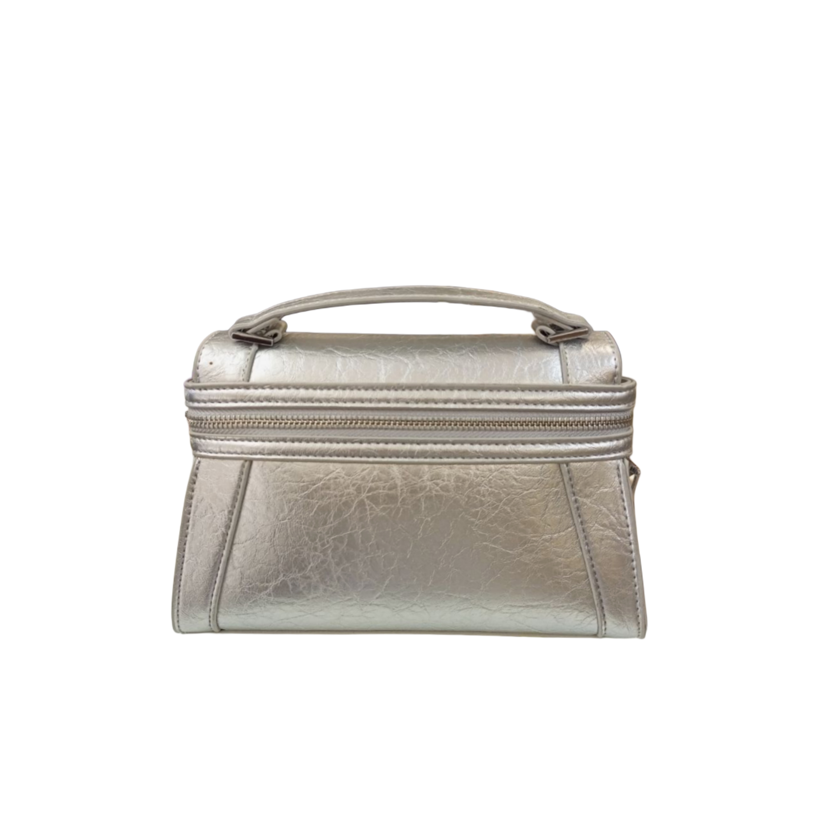 Metallic Silver Handbag