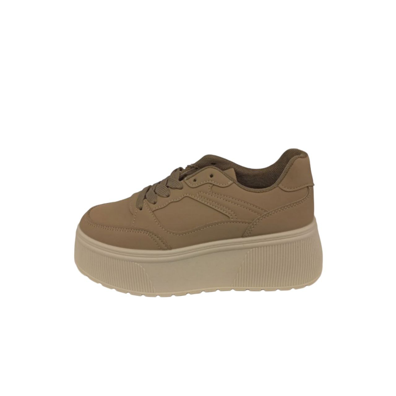 Beige Platform Sneaker