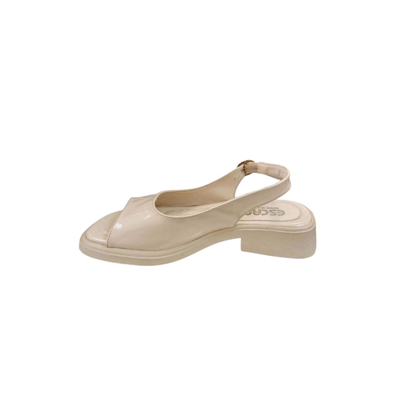 Beige slingback sandal