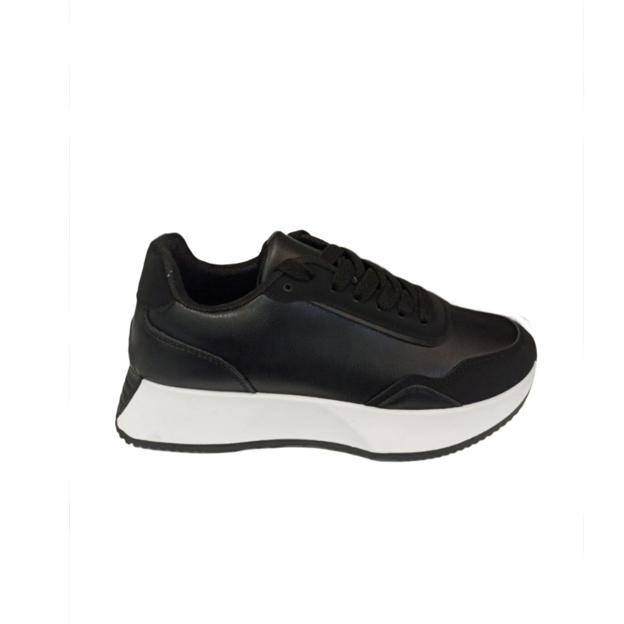 Black and white sneaker