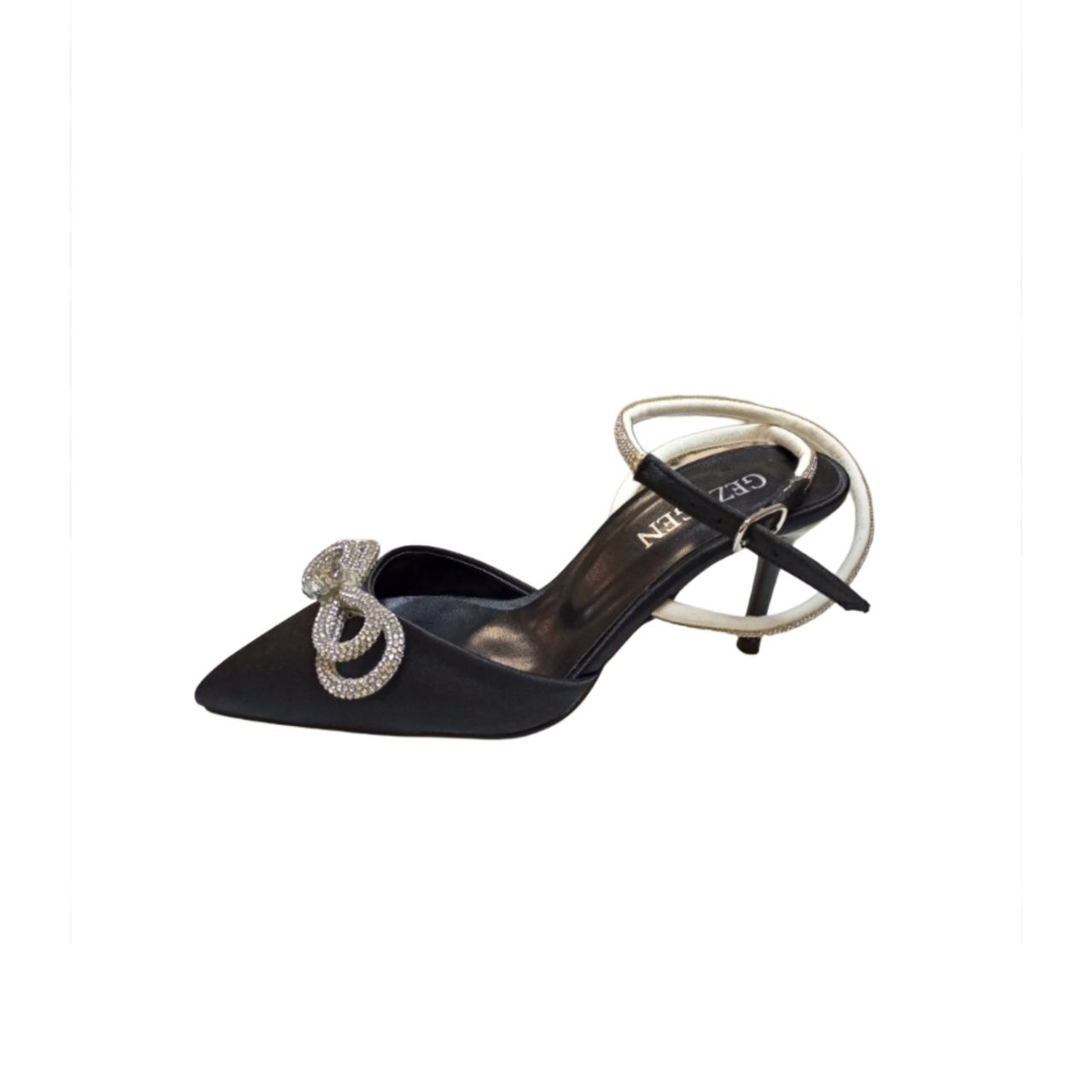 Women's Black Slingback Heel