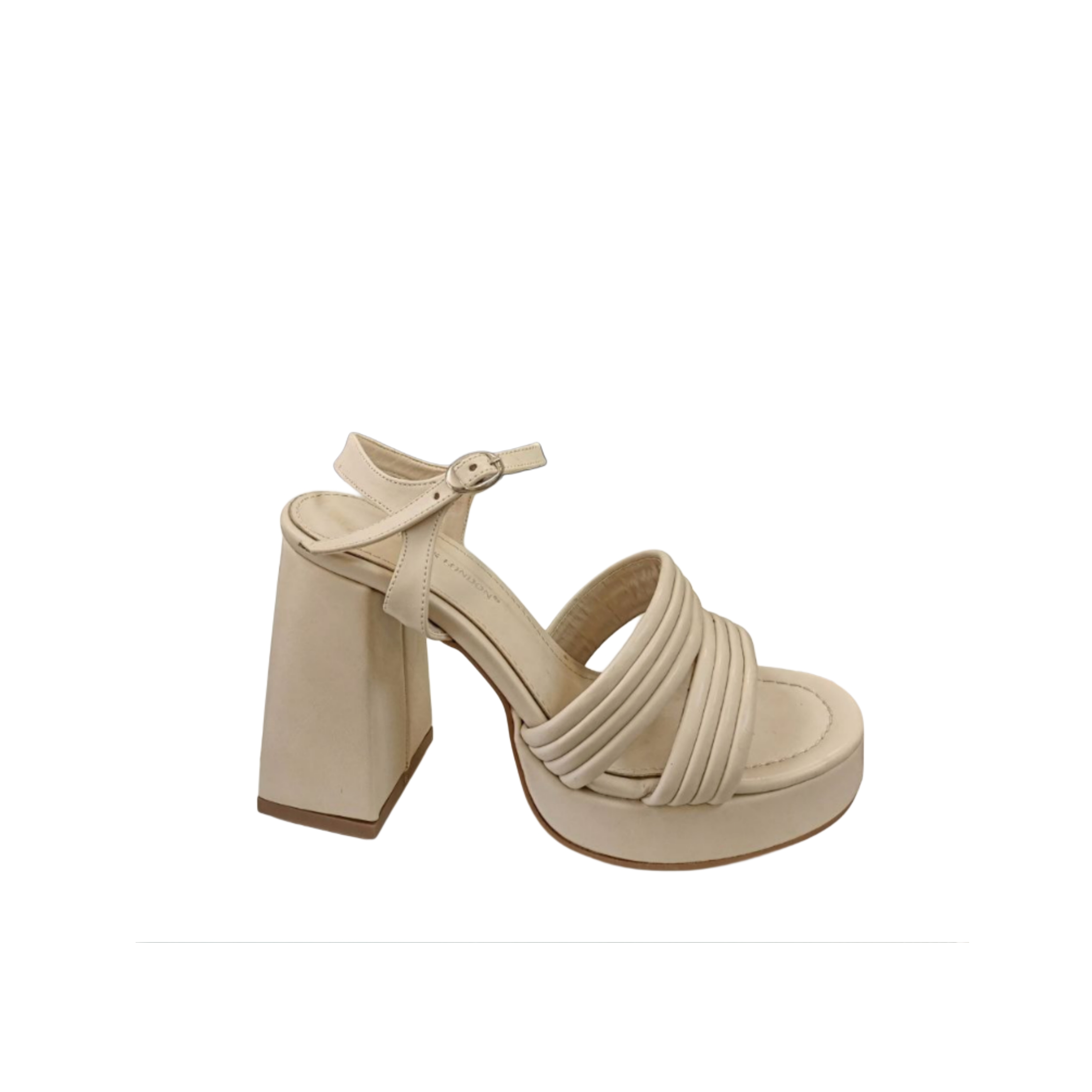 Beige High Heel Sandal