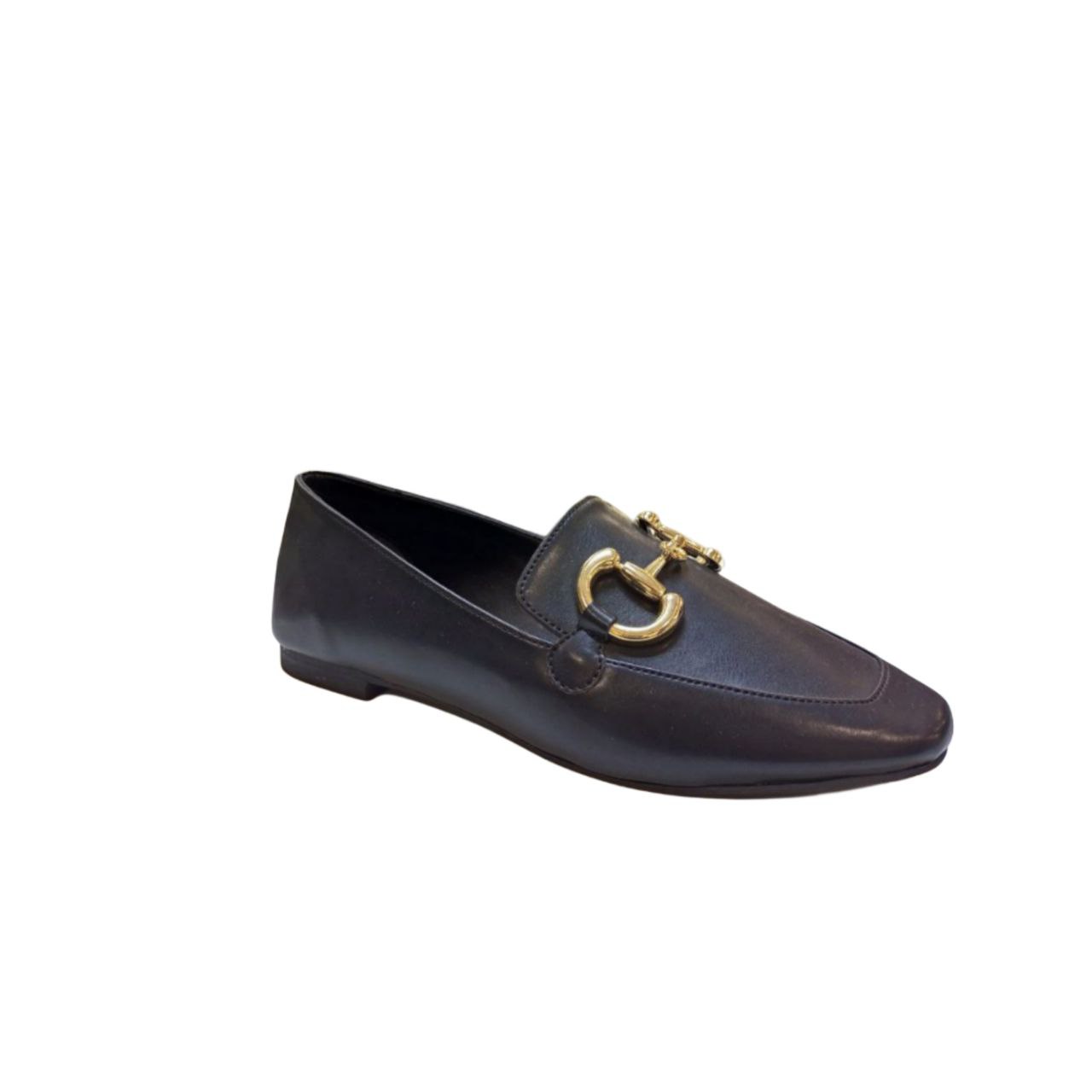 Black Leather Loafer