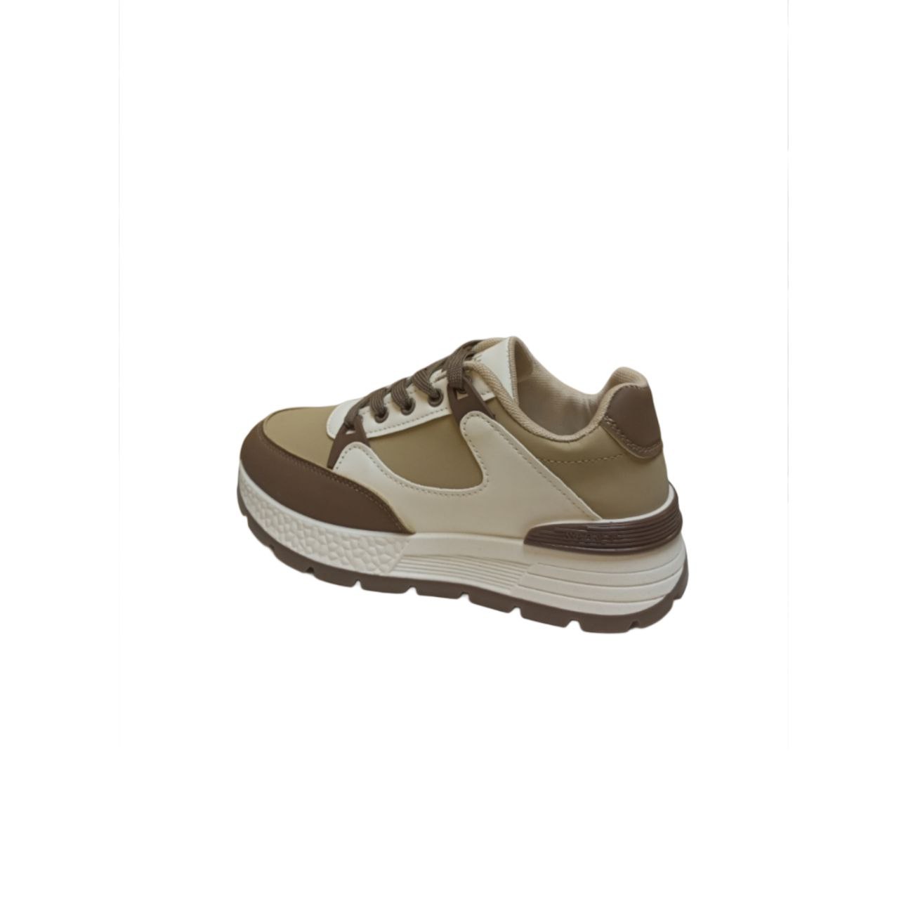 Beige and Brown Casual Sneaker