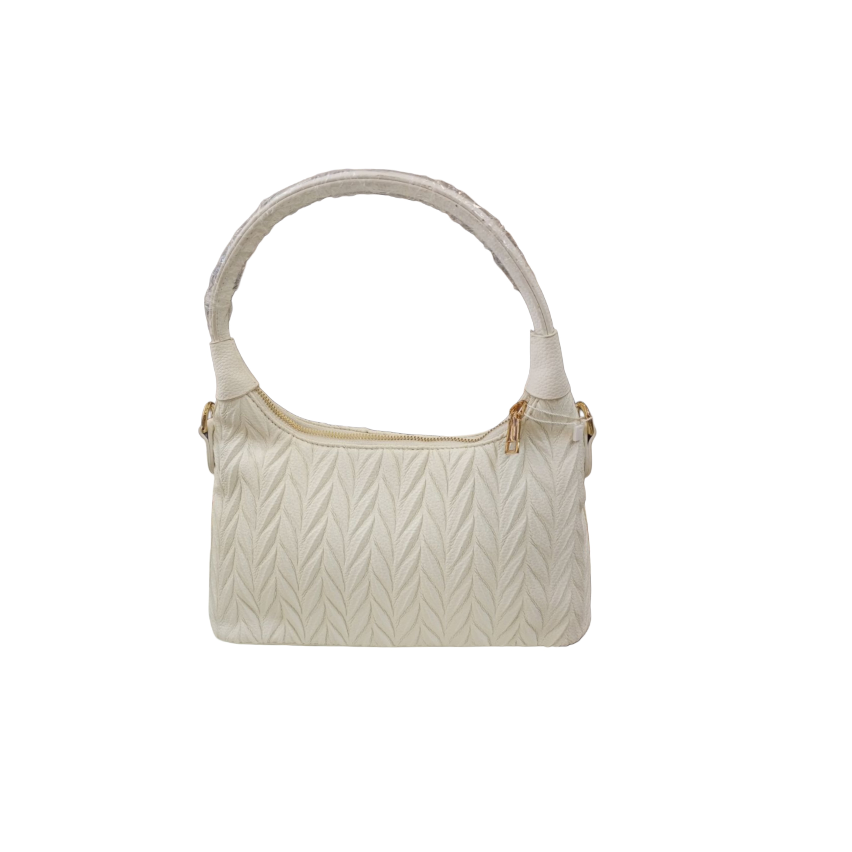 White Quilted Handbag