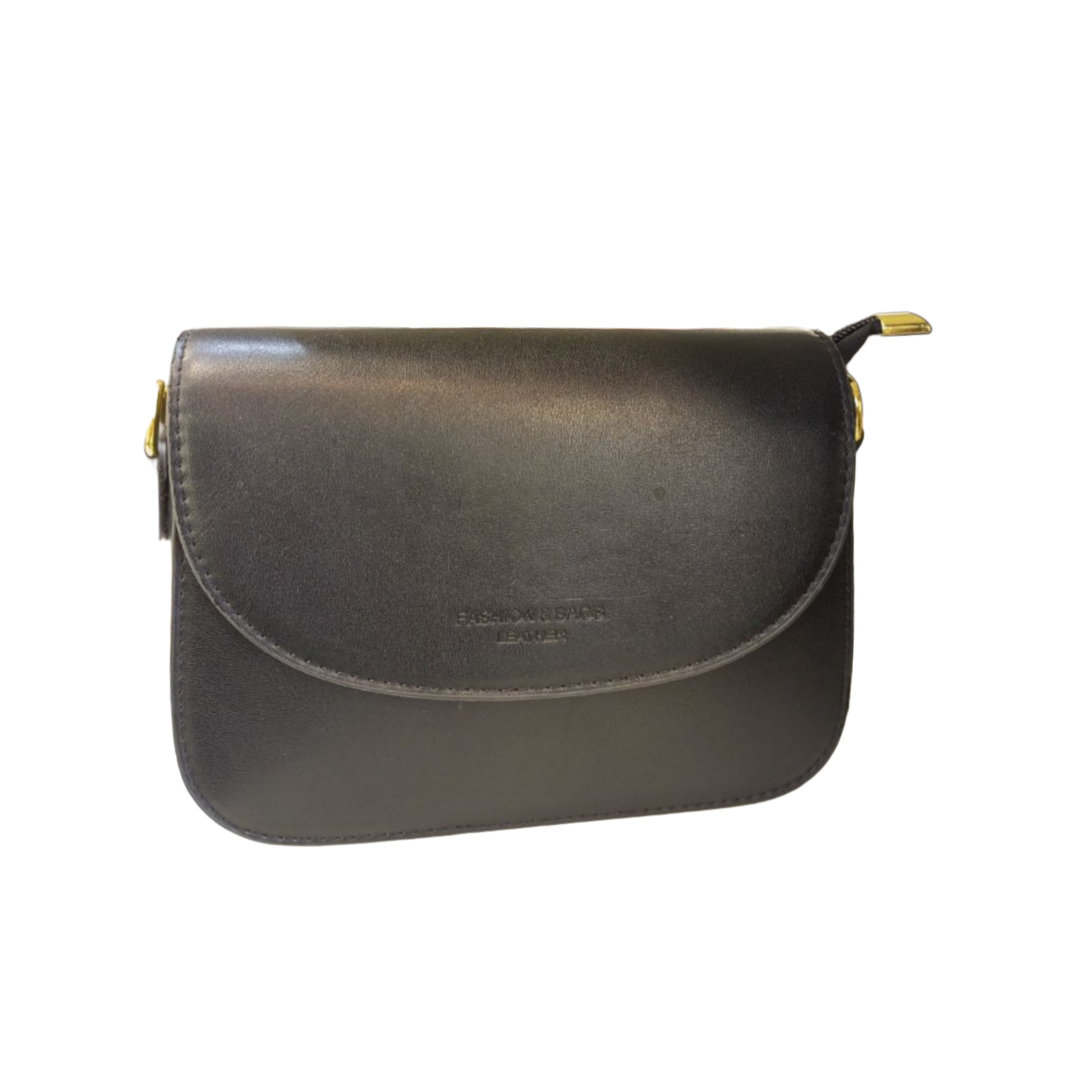 Black Leather Shoulder Bag