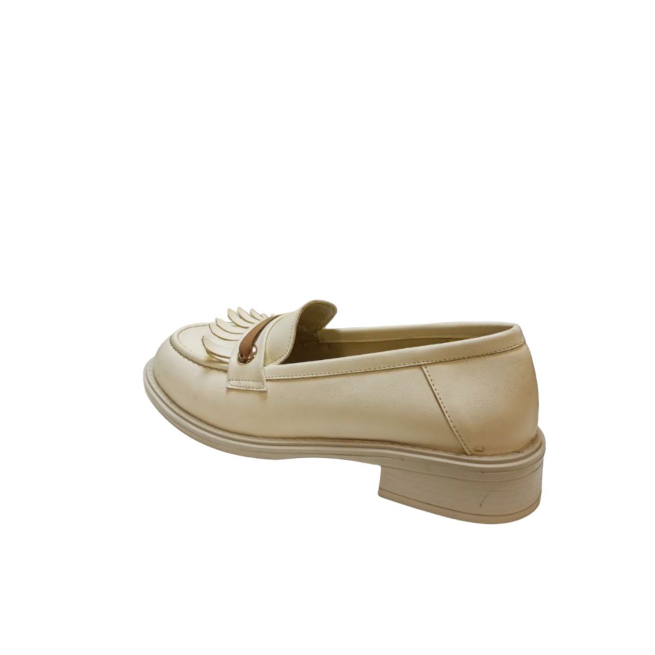 Beige Loafer Shoe