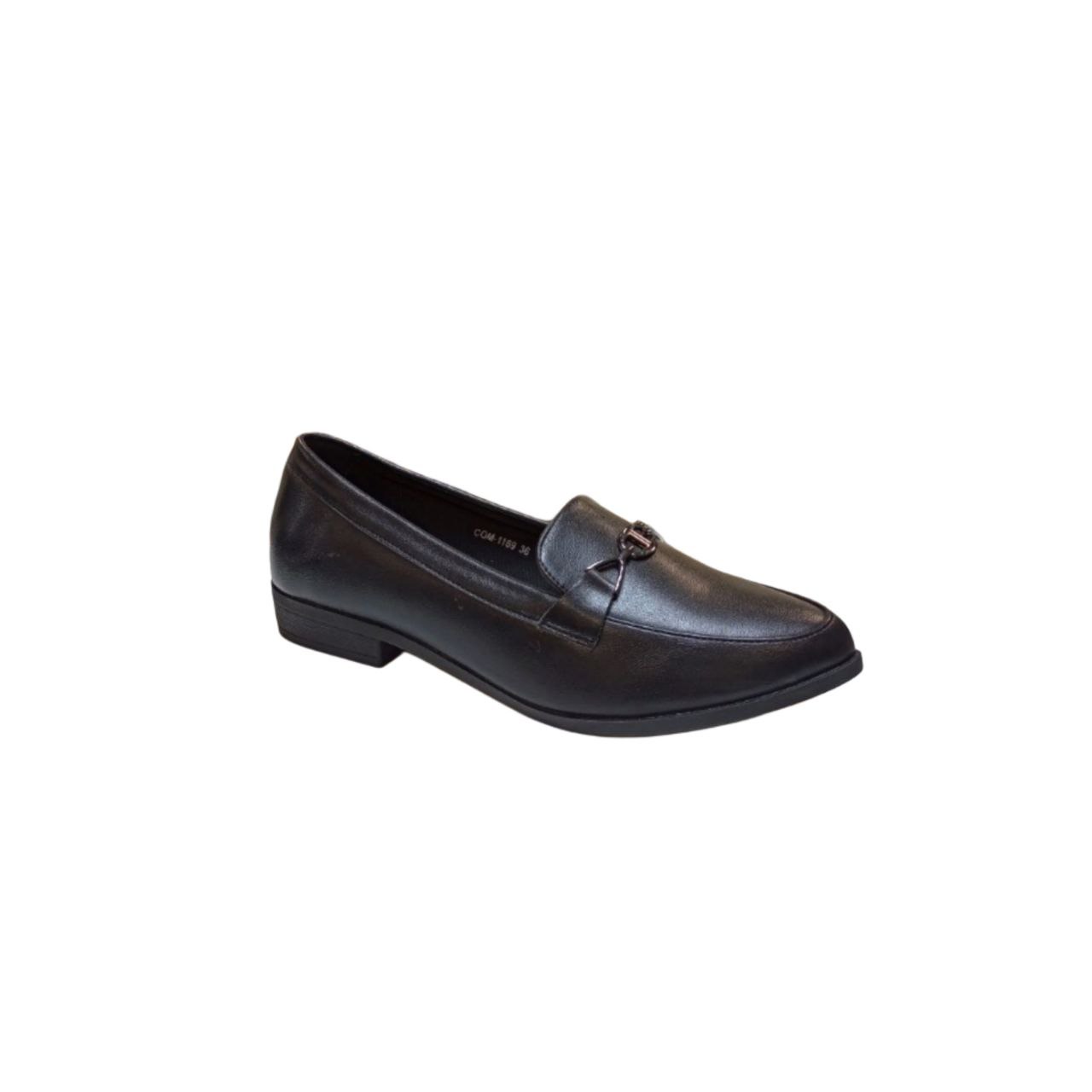 Black Leather Loafer