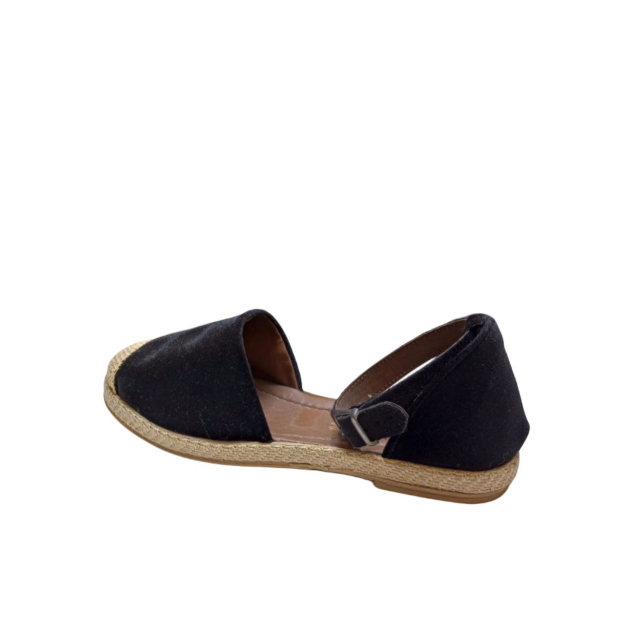 Black Espadrille Sandal