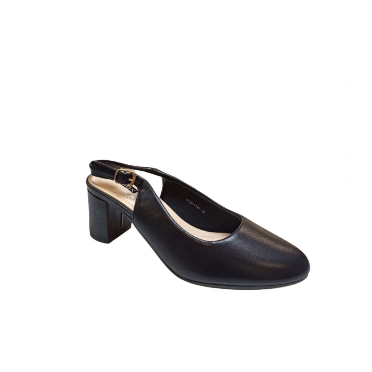 Women's Black Slingback Heel