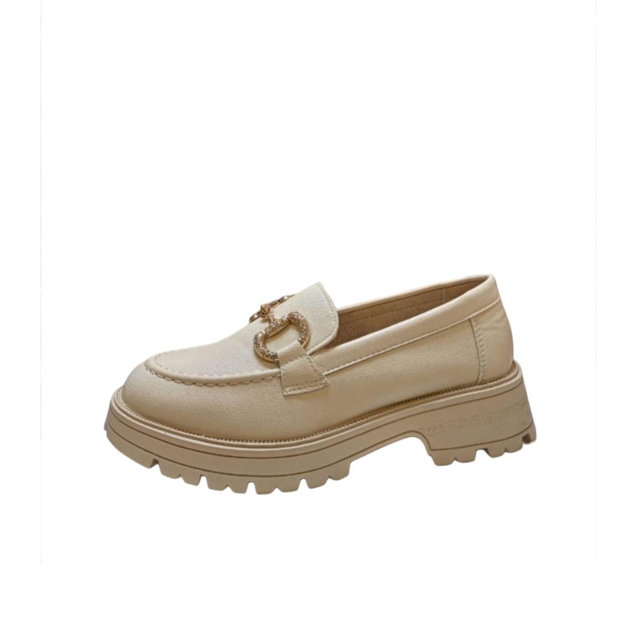 Beige Chunky Loafer