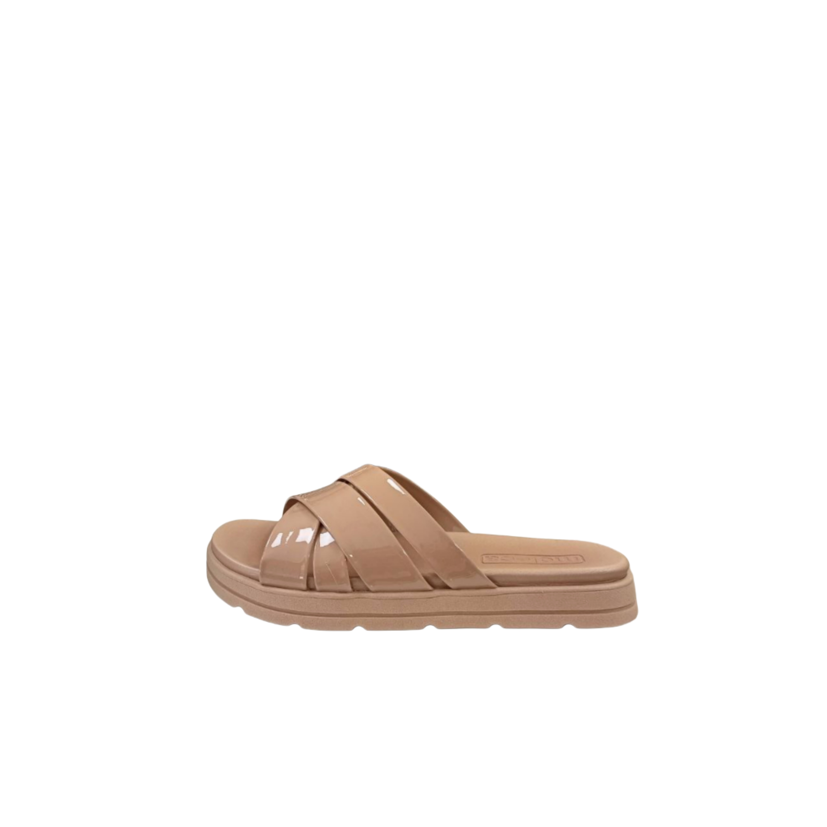 Beige Slide Sandal