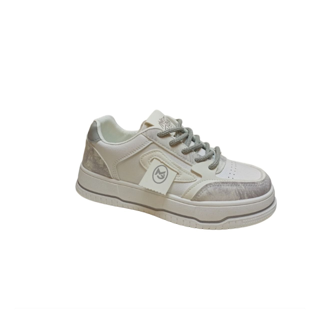 White and Grey Casual Sneaker