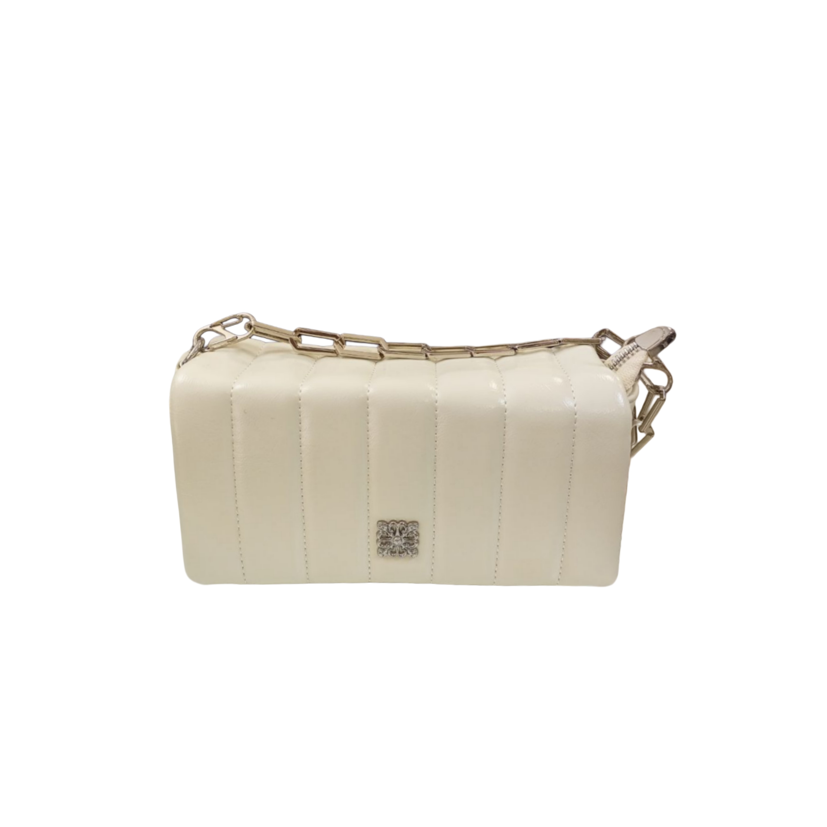 White Quilted Shoulder Bag